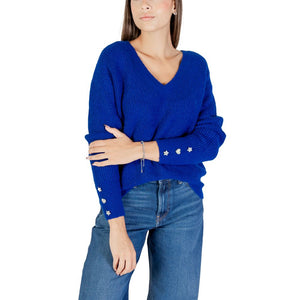 Morgan De Toi Blauer Polyester-Sweatshirt
