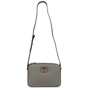 Twinset Damen-Umhängetasche aus blauem PU