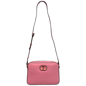 Twinset Pinke Damen-Umhängetasche aus PU