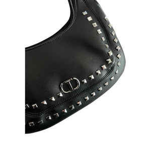 Twinset Schwarze Schultertasche aus PU für Damen