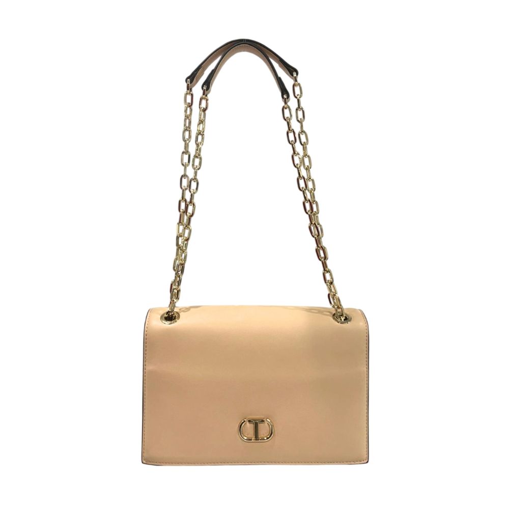 Twinset Pink PU Damen Umhängetasche