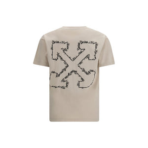 Off-White Beiges Baumwoll-T-Shirt