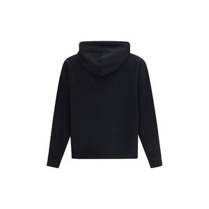 Off-White Schwarzer Baumwoll-Sweatshirt