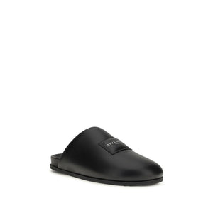 Givenchy Schwarze Bos Taurus Kalbsleder-Mules
