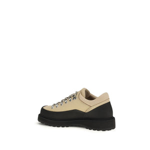 Diemme Beige Calf Leather Bos Taurus Lace-Up Boots