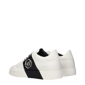 Philipp Plein Weiße Leder-Sneaker