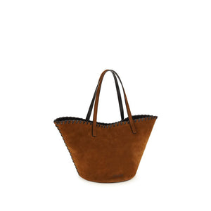 Staud Braune Kalbsleder Bos Taurus Handtasche
