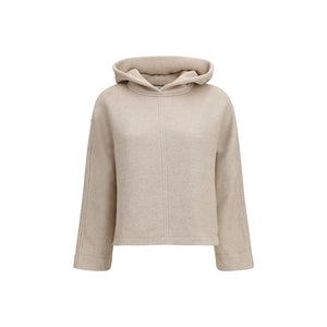 Max Mara Pure Beige Baumwoll-Sweatshirt