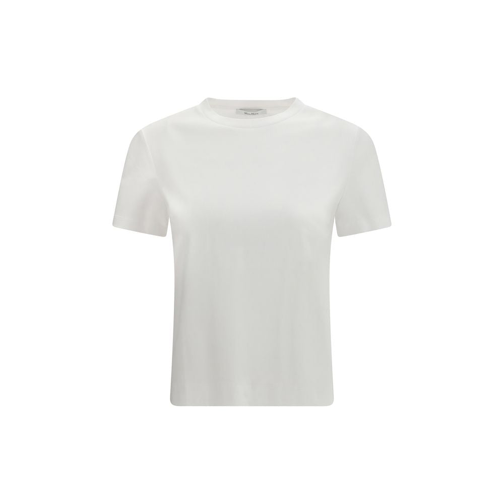Max Mara Pure Weißes Baumwoll-T-Shirt