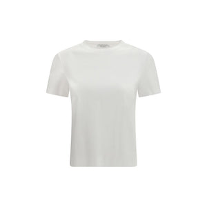 Max Mara Pure Weißes Baumwoll-T-Shirt