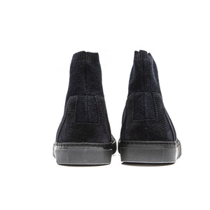 Mr&Mrs Italy Blaue Leder Stiefeletten für Damen