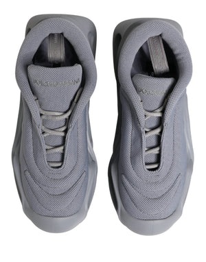 Dolce & Gabbana Graue Slip-On Wave Low-Top-Sneaker