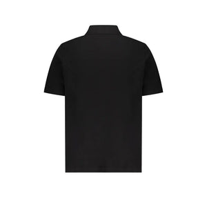 Balmain Schwarzes Baumwoll-Poloshirt