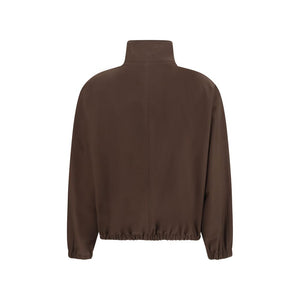 Courrèges Brauner Polyester-Bomber
