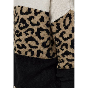 Only Zweifarbiger Marabou-Pullover