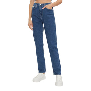 Calvin Klein Jeans Blaue Baumwoll-Skinny-Jeans