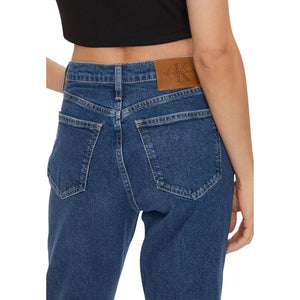 Calvin Klein Jeans Blaue Baumwoll-Skinny-Jeans