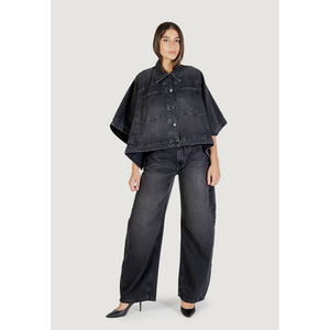 Colcci Schwarze Baumwoll-Denimjacke