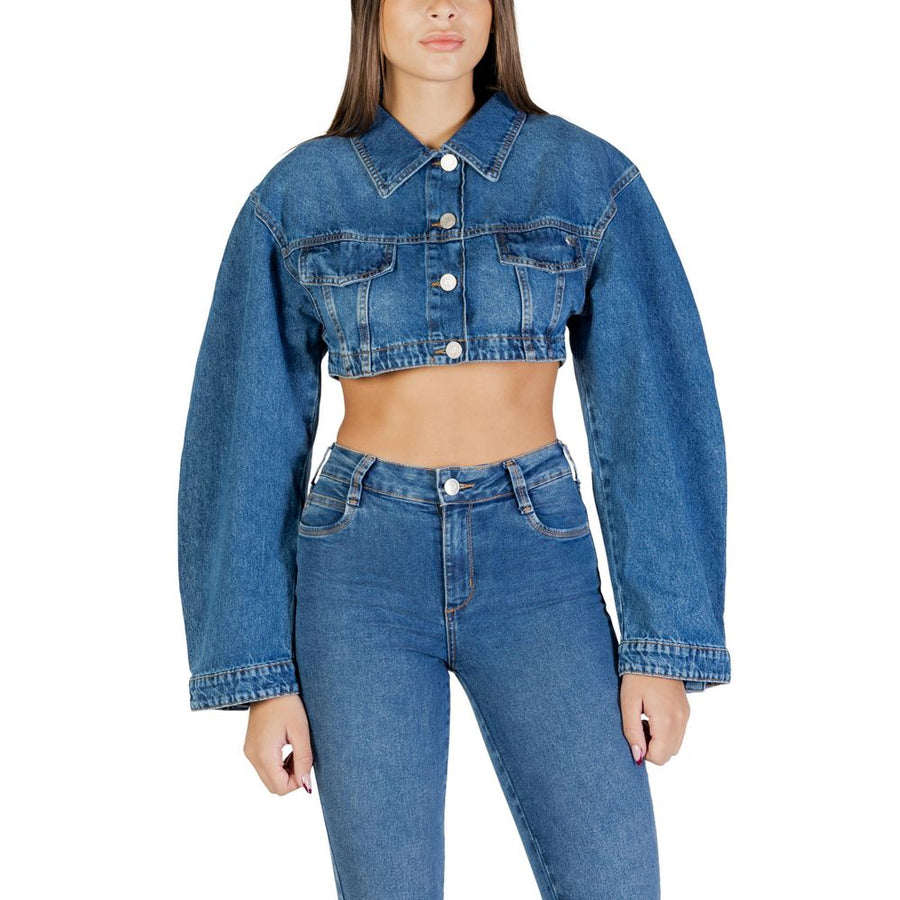 Colcci Blaue Jeansjacke aus Baumwolle