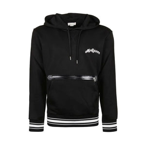 Alexander McQueen Schwarzer Baumwoll-Sweatshirt