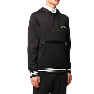 Alexander McQueen Schwarzer Baumwoll-Sweatshirt