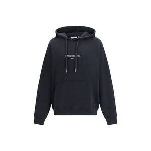 Off-White Schwarzer Baumwoll-Sweatshirt