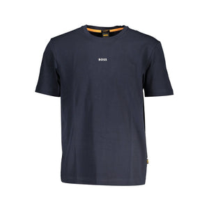 Hugo Boss Blu Baumwoll-T-Shirt für Herren
