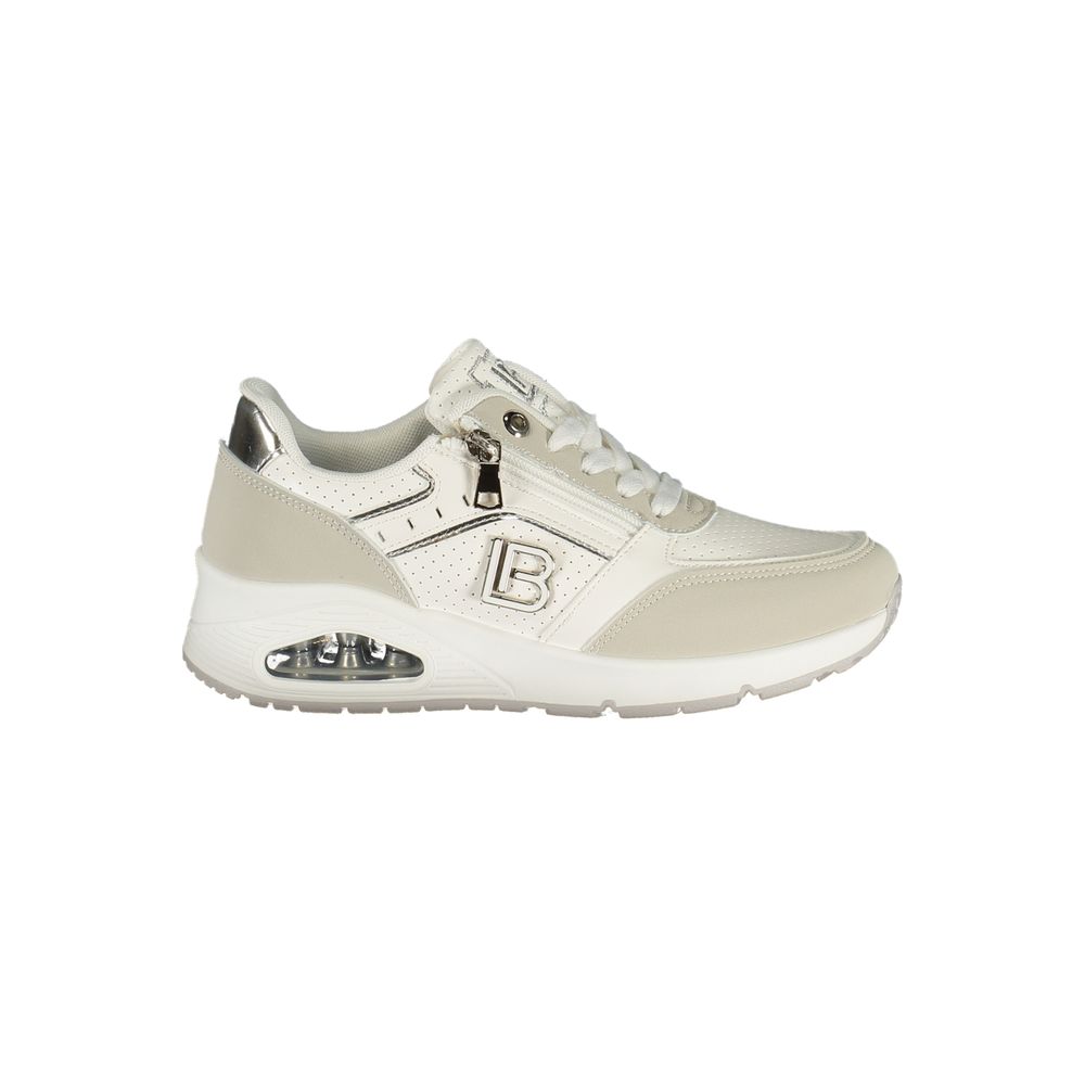 Laura Biagiotti Bianco Poliestere Damensneaker
