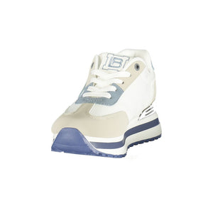 Laura Biagiotti Bianco Damen-Sneaker aus Polyurethan
