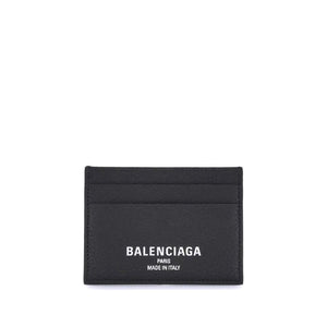 Balenciaga Schwarzes Kalbsleder Bos Taurus Portemonnaie
