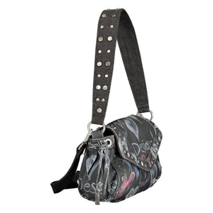 Desigual Schwarze Polyester Damentasche