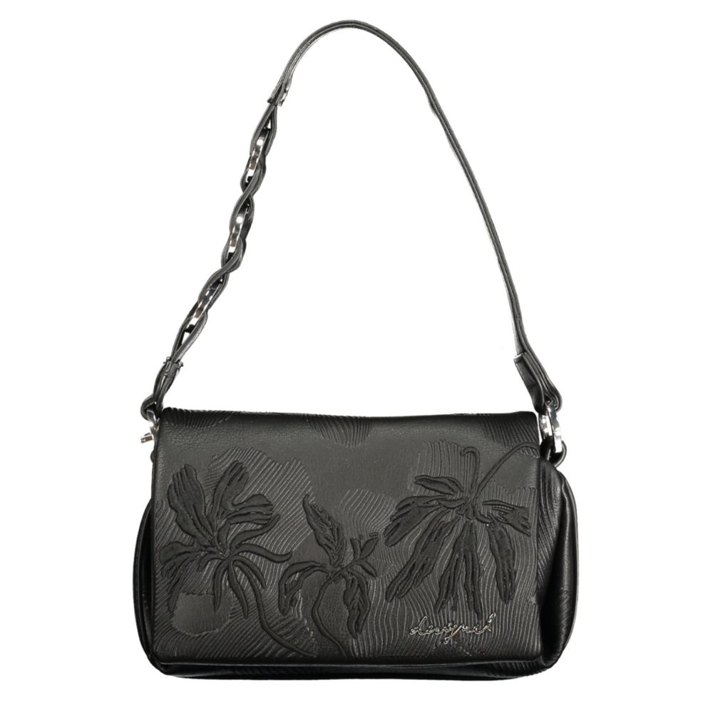 Desigual Schwarze Handtasche aus Polyethylen