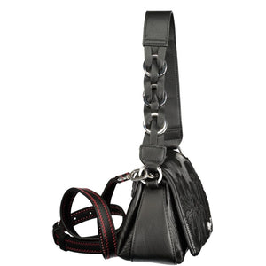 Desigual Schwarze Handtasche aus Polyethylen