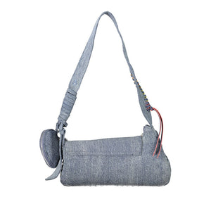 Desigual Azzurro Baumwoll-Damen-Umhängetasche