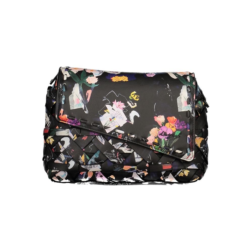 Desigual Schwarze Damen-Handtasche aus Polyurethan