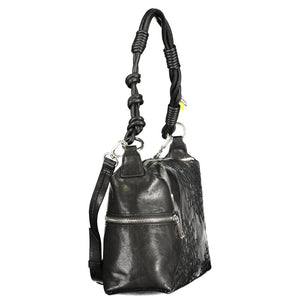 Desigual Schwarze Damen-Handtasche aus Polyurethan