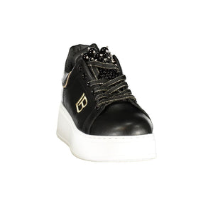 Laura Biagiotti Schwarze Sneaker aus Polyester