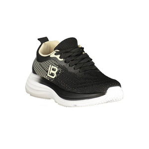 Laura Biagiotti Schwarzer Damen-Sneaker aus Polyester