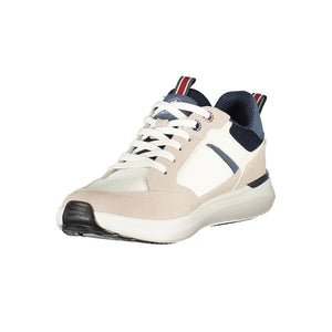 Lumberjack Weiße Herren-Sneaker aus Polyester