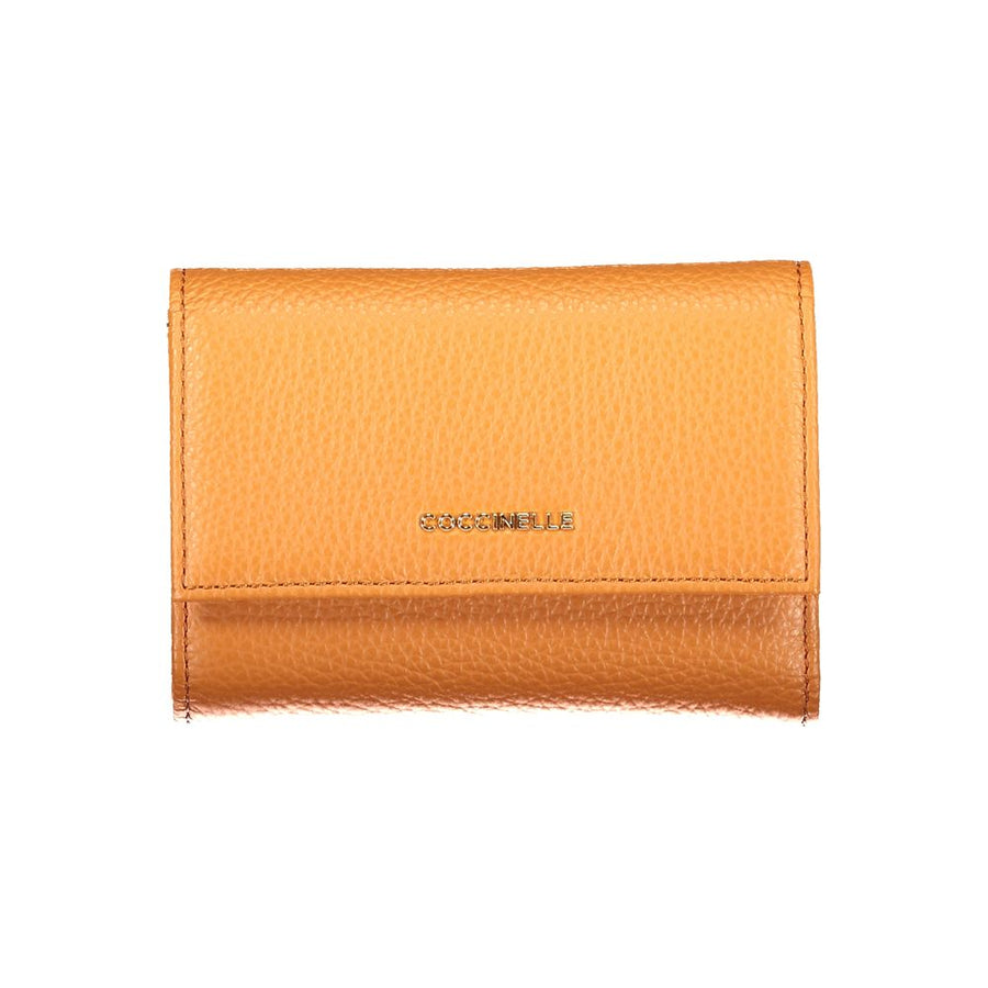 Coccinelle Arancione Pelle Damen Geldbörse