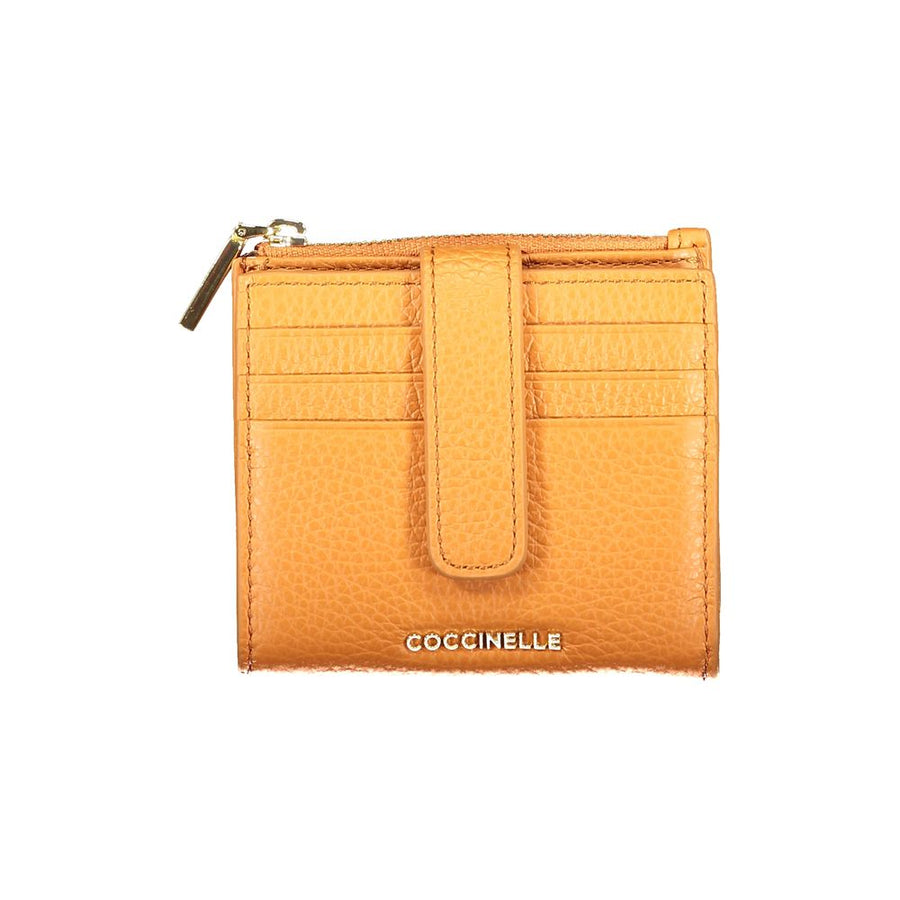 Coccinelle Arancione Pelle Damen Geldbörse