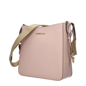 Michael Kors Schultertasche aus pinkfarbenem Leder