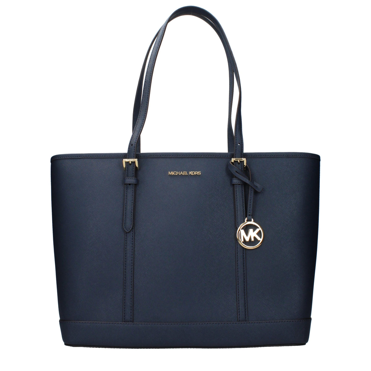 Michael Kors Schultertasche aus blauem Leder