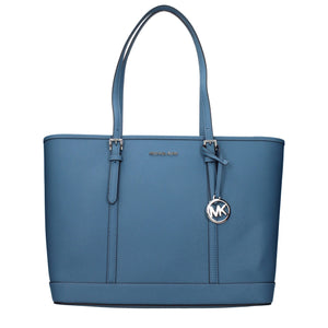 Michael Kors Schultertasche aus blauem Leder
