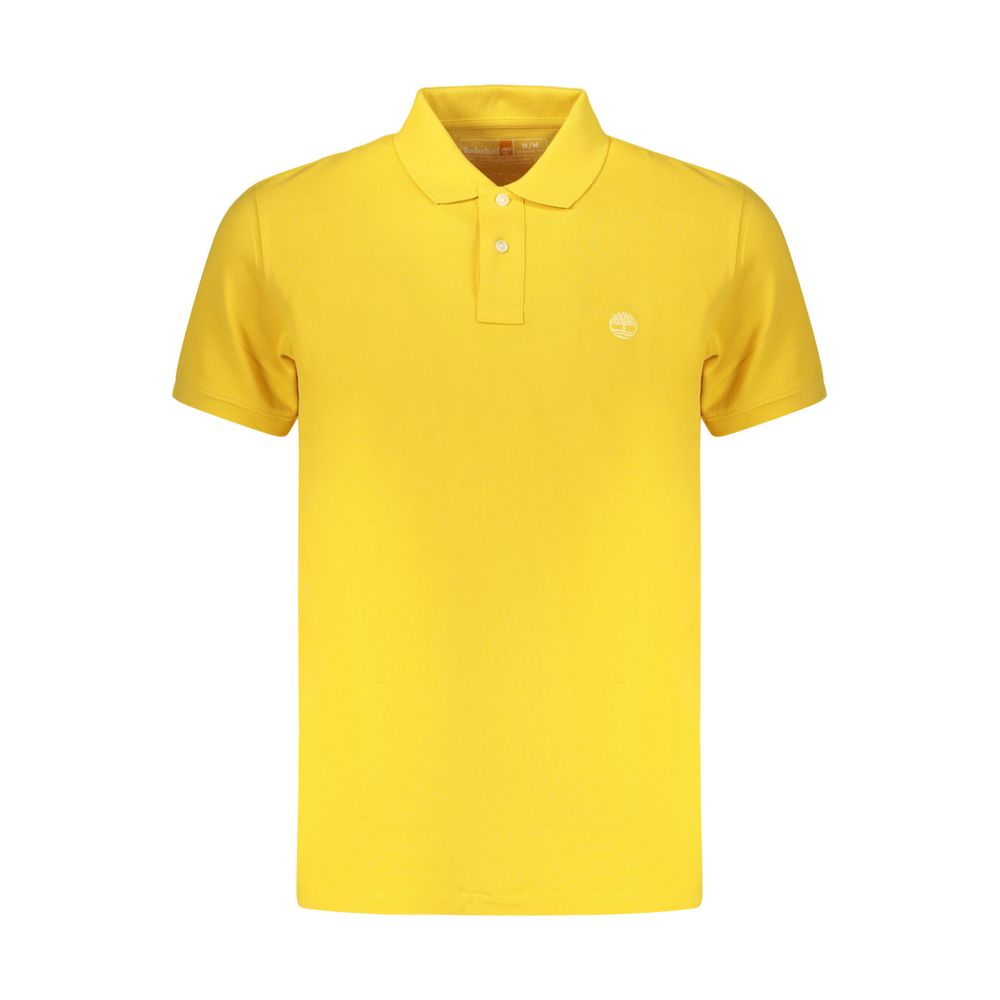 Timberland Herren Poloshirt aus gelber Baumwolle