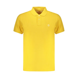 Timberland Herren Poloshirt aus gelber Baumwolle