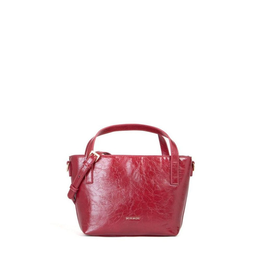 MIRIADE Rote Handtasche aus Polyethylen