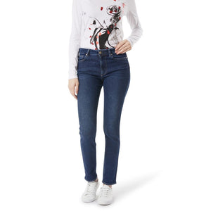 Gas Blaue Baumwoll-Jeans im Slim Fit