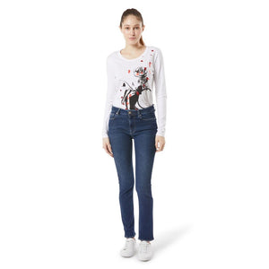 Gas Blaue Baumwoll-Jeans im Slim Fit