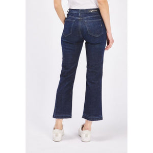 Gas Blaue Baumwoll-Jeans mit ausgestelltem Bein